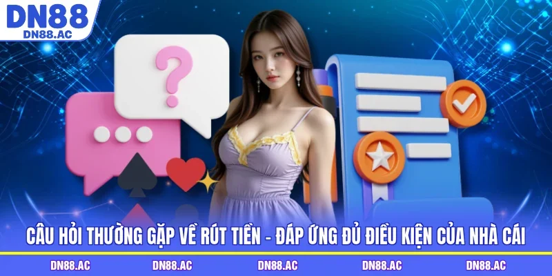 Câu hỏi thường gặp về rút tiền - Đáp ứng đủ điều kiện của nhà cái