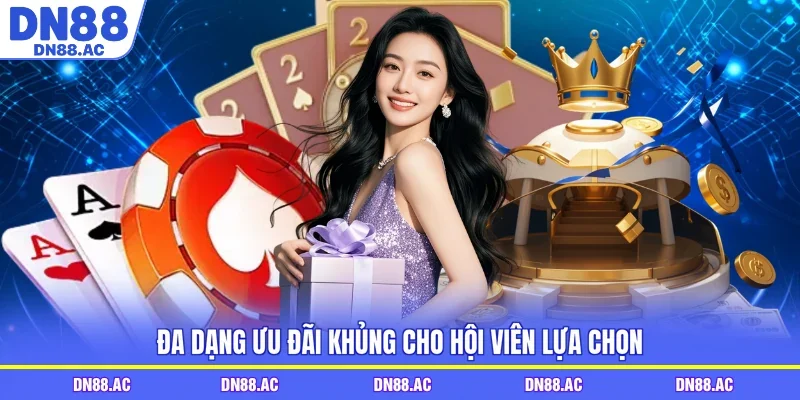 Đa dạng ưu đãi khủng cho hội viên lựa chọn