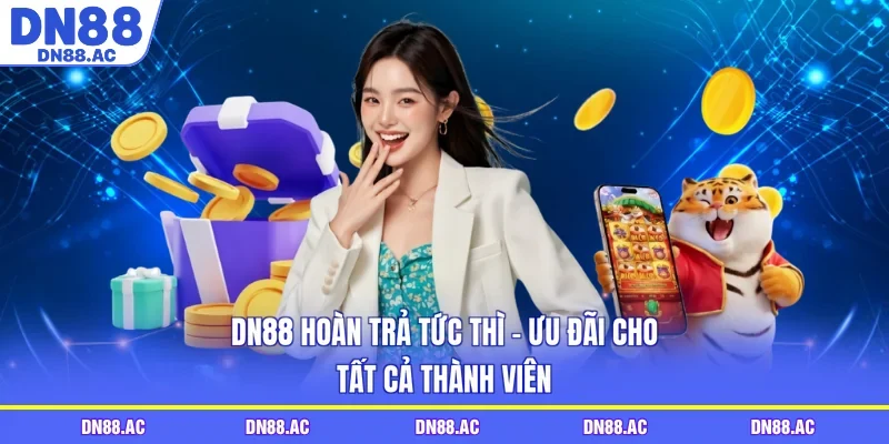 DN88 Hoàn Trả Tức Thì - Ưu Đãi Cho Tất Cả Thành Viên