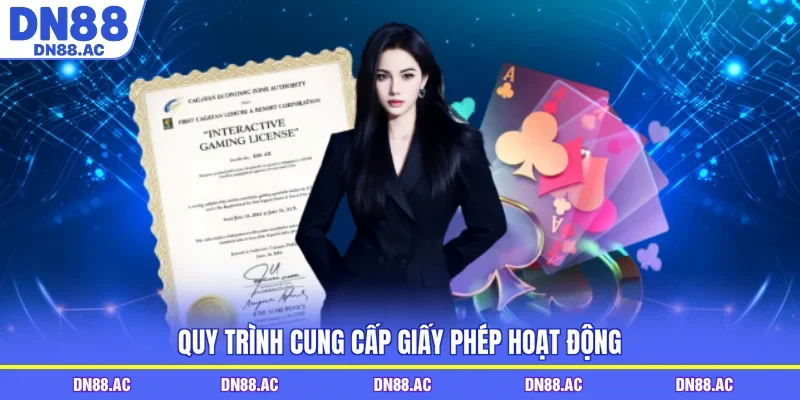 Quy trình cung cấp giấy phép hoạt động